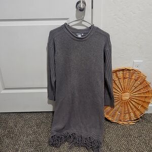 Grey Sweater Dress